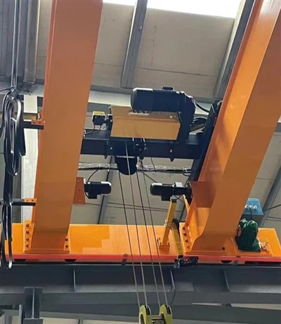 رافعة علوية ذات حبل سلكي بعارضة مزدوجة